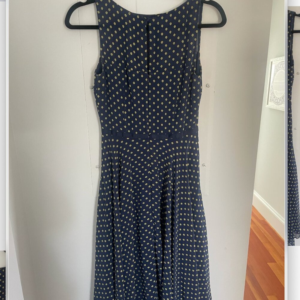 Hobbs Della Midi in Navy Lemon Size 2 - Picture 6 of 8